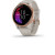 Venu, Rose Gold Stainless Steel Bezel with Light Sand Case and Silicone Band